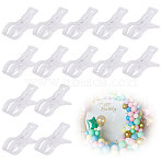 Plastic Clothes Windproof Clips, Clear, 90.5x48x26mm(DIY-WH0899-808)