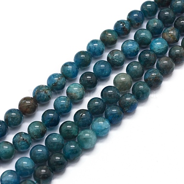 Chapelets de perles en apatite naturelle(G-F591-01)-1