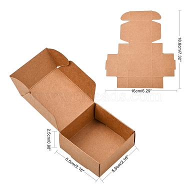 Подарочная коробка для крафт-бумаги(X-CON-K003-02C-01)-3