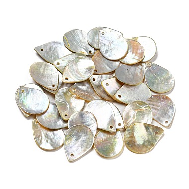 WhiteSmoke Teardrop Other Sea Shell Pendants