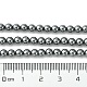 Natural Terahertz Stone Beads Strands(G-Z034-B13-02)-5