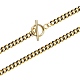 Браслеты-цепочки из латуни и комплекты ожерелий(NJEW-SZ0001-03G-A)-3