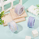 3 Roll 3 Colors Segment Dyed Cotton & Metallic String Threads(OCOR-TA0004-12)-6