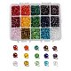 Perles de verre galvanisées 15 couleurs(EGLA-JP0002-02B-4mm)-1