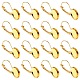 10Pcs Brass Leverback Earring Findings(KK-YW0002-21G)-1