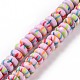 Handmade Polyester Clay Beads Strand(CLAY-P001-02B)-1