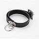 Punk Rock Style Cowhide Leather Choker Necklaces(NJEW-D287-06)-1