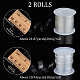 2 Rolls 2 Styles Invisible Stretchy TPU Plastic Transparent Elastic Strap(EW-NB0001-09)-2
