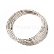 Steel Bracelet Memory Wire 5.5CM,Wire : 18 Gauge,1.0mm,about 10 circles/set(X-MW5.5cm-1)