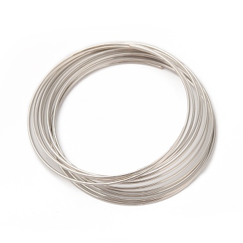 Steel Bracelet Memory Wire 5.5CM,Wire : 18 Gauge,1.0mm,about 10 circles/set