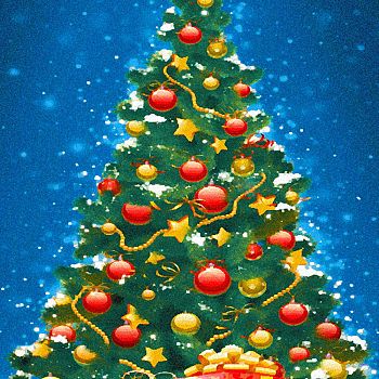 DIY Christmas Theme Rectangle Diamond Painting Kit, Including Resin Rhinestones Bag, Diamond Sticky Pen, Tray Plate and Glue Clay, Christmas Tree, 400x300mm