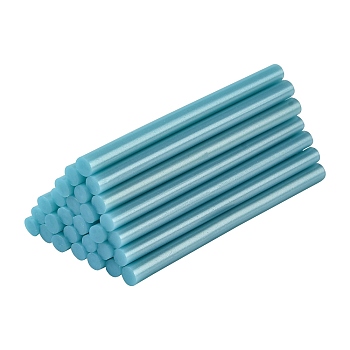 Glue Gun Sticks, Hot Melt Glue Adhesive Sticks for Glue Gun, Sealing Wax Accessories, Light Sky Blue, 10x0.7cm