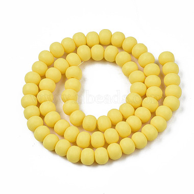 faits à la main en pate polymère perles brins(X-CLAY-N008-053-01)-2