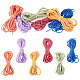 30m 6 couleurs cordons &eacute;lastiques en polyester(EC-TA0001-07B)-1