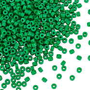 100Pcs Plastic Sleeve Ring, Flat Round, for Nail Polisher Machine, Green, 0.75x0.45cm(FIND-OC0003-05C)