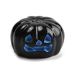 Halloween Resin Figurine Statues for Home Office Desktop Decoration, Pumpkin, 14x24x23mm(DJEW-M017-04E)