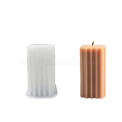 DIY Candle Silicone Molds, Decoration Making, for Candle Making, Square, 5.8x5.8x9cm, Inner Diameter: 4.4x4.4cm(AJEW-M228-02C)