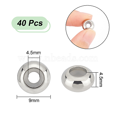 40Pcs 201 Stainless Steel Beads(STAS-UN0051-82)-3