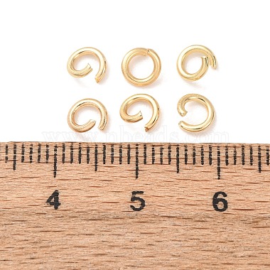 Messing Open Ringe springen(KK-G604-08G-21)-3