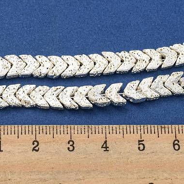 Electroplated Natural Lava Rock Beads Strands(G-I360-X01-04)-4