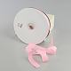 Breast Cancer Pink Awareness Ribbon Making Materials Grosgrain Ribbon(SRIB-D004-38mm-123)-1