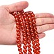 Natural Carnelian Beads Strands(G-C076-6mm-2A)-4