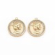 Brass Micro Pave Clear Cubic Zirconia Pendants(KK-S364-080)-1