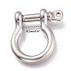 Non-Tarnish 304 Stainless Steel D-Ring Anchor Shackle Clasps(X-STAS-Z017-15P)-2