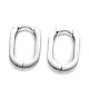 304 Stainless Steel Huggie Hoop Earrings(STAS-J033-11B-P)-1