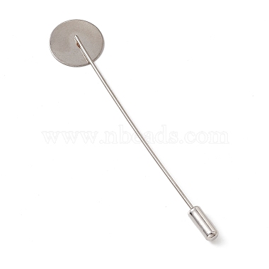 304 Stainless Steel Lapel Pins Base Settings(STAS-E179-01P)-2