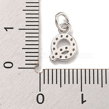 Initial Letter Brass with Cubic Zirconia Charms(KK-Q814-26Q-P)-3