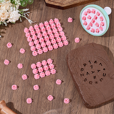 1 Bag Letter & Number PP Plastic Cookie Stamps(DIY-SC0033-88)-4