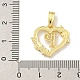 pendentifs en laiton de coeur(KK-I714-04G-P)-3