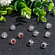 5 Pairs 5 Style Cubic Zirconia Diamond Stud Earrings(EJEW-AN0004-30)-7