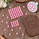 1 Bag Letter & Number PP Plastic Cookie Stamps(DIY-SC0033-88)-4