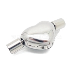304 Stainless Steel Box Clasps, Platinum, Heart, 12x10mm(PW-WGA375E-05)