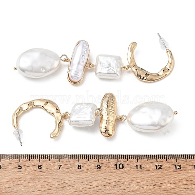 Zinc Alloy Dangle Stud Earrings(EJEW-L314-01A)-5