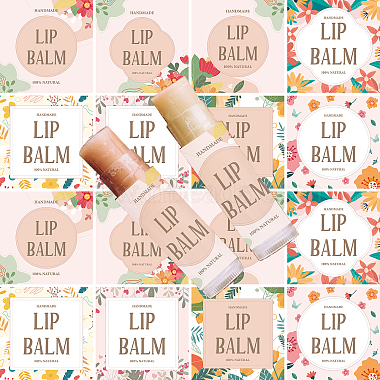 80Pcs 8 Styles Custom Lip Balm DIY Label Sticker(DIY-CP0007-95S)-5