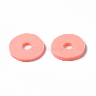 Flat Round Eco-Friendly Handmade Polymer Clay Beads(CLAY-R067-12mm-19)-6