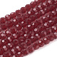 Faceted(32 Facets) Round Glass Beads Strands(X-EGLA-J042-4mm-20)-1