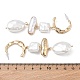 Zinc Alloy Dangle Stud Earrings(EJEW-L314-01A)-5