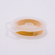 3 Strands Copper Craft Wire, Long-Lasting Plated, Golden, 20 Gauge, 0.8mm, about 10m/roll(CWIR-WH0005-0.8mm-G)