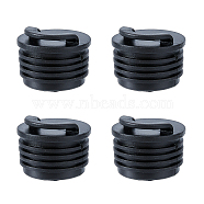 Rubber Kayak Scupper Plug, Drain Hole Stopper, Black, 42x30mm, Hole: 30mm(AJEW-WH0504-64)