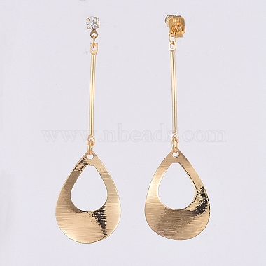 Brass Dangle Stud Earrings(EJEW-JE03967-03)-3