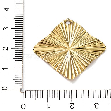 Ionenbeschichtung (IP) 304 Edelstahlanhänger(STAS-M323-38G)-3