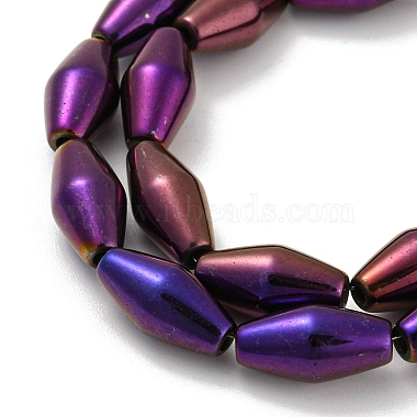 Electroplated Synthetic Non-magnetic Hematite Beads Strands(G-Z032-B02-02A)-3