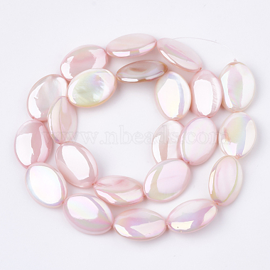 AB Color Freshwater Shell Beads Strands(X-SHEL-S274-39E)-2
