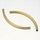 Curved Brass Tube Beads(KK-L104-03G)-1