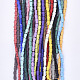 Spray Painted Non-magnetic Synthetic Hematite Beads Strands(G-T124-21)-2