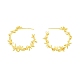 Brass Flower of Life Wrap Stud Earrings(EJEW-G322-23MG)-2